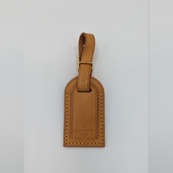 Louis Vuitton Luggage Tag w/ Strap and Padlock & Key - Picture 5 of 10